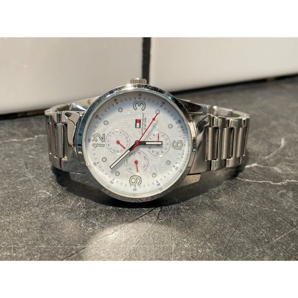 Tommy Hilfiger Other - Men's Silver Tone Tommy Hilfiger Watch - New Battery